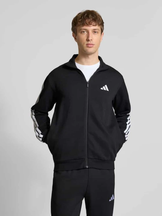 Zdjęcie produktu Krój regular fit Dzianina dresowa-Garnitur z Mieszanka bawełny Adidas Czarny