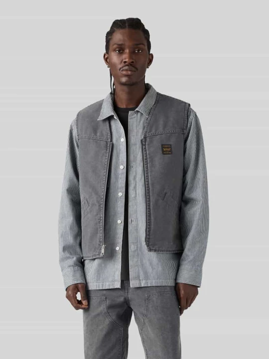Zdjęcie produktu krój regular fit kamizelka z czystej bawełny model 'SARATOGA' Levi's Czarny