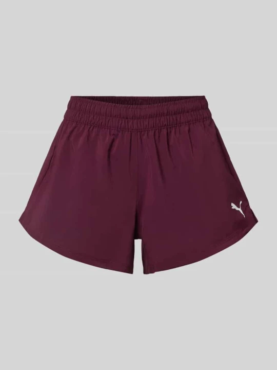 Zdjęcie produktu krój regular fit koszulka sportowa z nadrukiem z logo Puma Bordowy