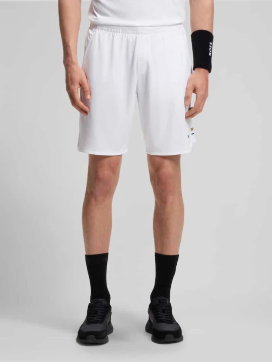 Zdjęcie produktu krój regular fit krótkie spodenki sportowe model 'JT_TOC GAME' Boss Biały