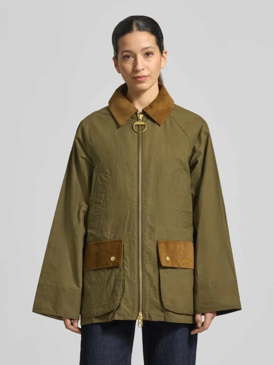 Zdjęcie produktu Krój regular fit Kurtka funkcyjna z czystej Bawełna Model 'LANESHAW' Barbour Oliwkowy