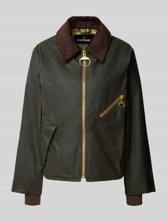 Zdjęcie produktu kroj regular fit kurtka funkcyjna z czystej bawełny Barbour Oliwkowy