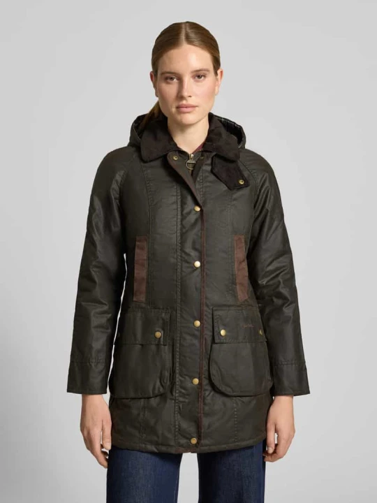 Zdjęcie produktu kroj regular fit kurtka funkcyjna z czystej bawełny Barbour Oliwkowy