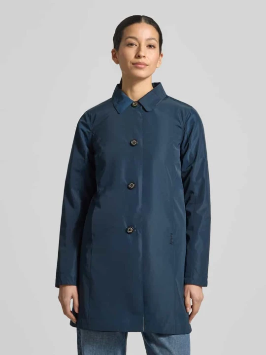 Zdjęcie produktu kroj́ regular fit kurtka funkcyjna z kołnierzem wykładanym Barbour Granatowy