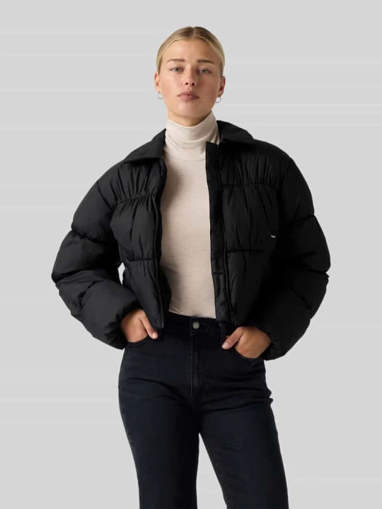 Zdjęcie produktu kroj regular fit kurtka pikowana z wykładanym kołnierzem model 'PRESLEY' Levi's Czarny