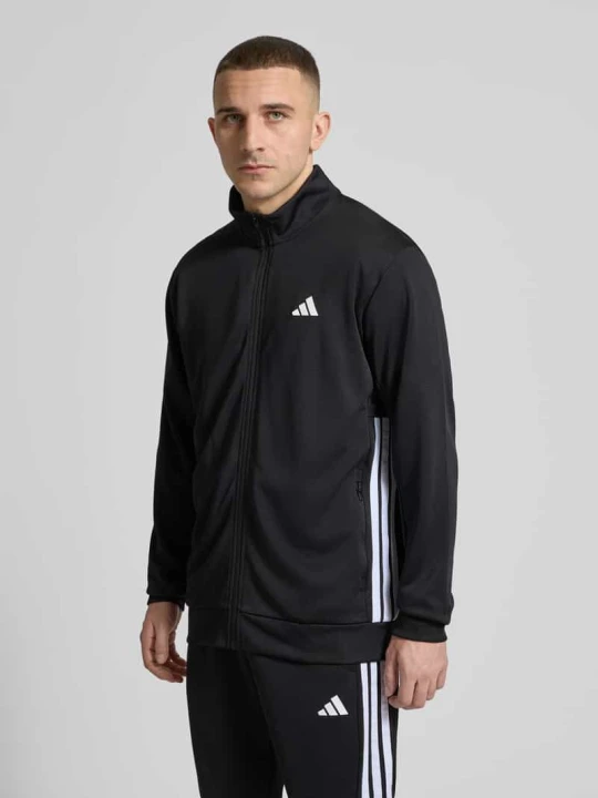 Zdjęcie produktu Krój regular fit Kurtka treningowa z Nadruk z logo Adidas Czarny