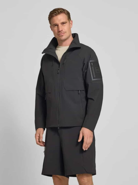 Zdjęcie produktu Krój regular fit Kurtka treningowa z naszywką z logo Model 'OW_GLOBE' Boss Czarny