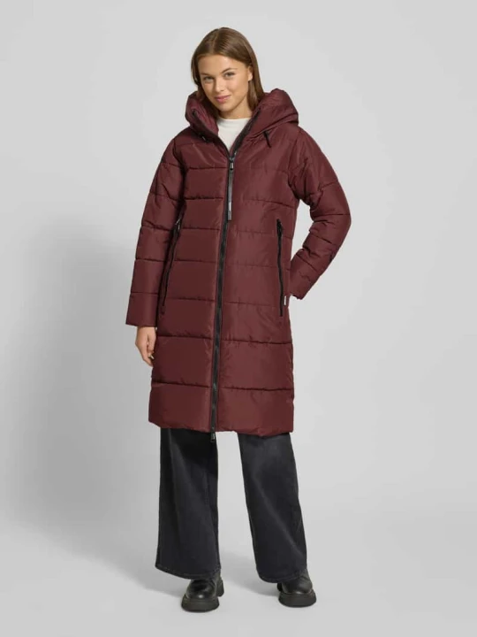 Zdjęcie produktu Krój regular fit Kurtka w stylu puffer z ocieplaną stójką Model 'Jilia' khujo Bordowy