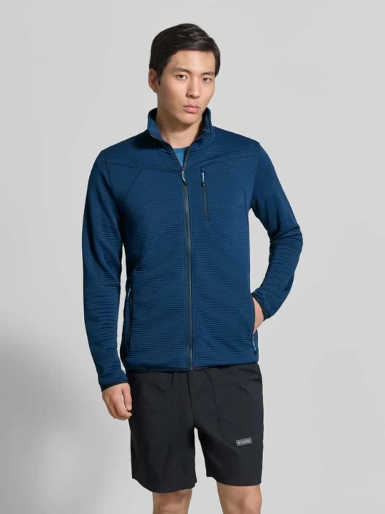 Zdjęcie produktu Krój regular fit Kurtka z polaru ze stójką Model 'Berthold' icepeak Granatowy