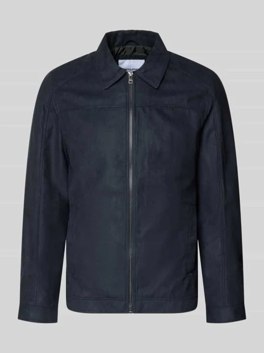 Zdjęcie produktu kroj regular fit kurtka z wykładanym kołnierzem model 'Dylan' Jack&Jones Czarny