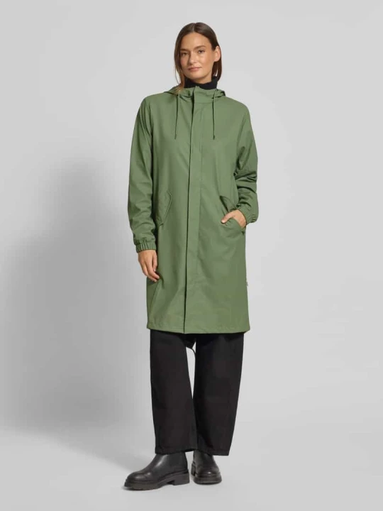 Zdjęcie produktu Krój regular fit parka z kapturem Model 'Fishtail' Rains Trzcinowy