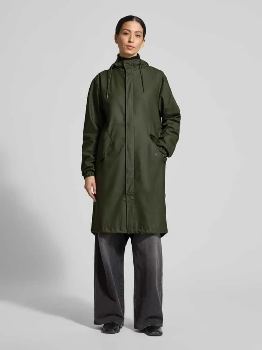 Zdjęcie produktu Krój regular fit parka z kapturem Model 'Fishtail' Rains Khaki
