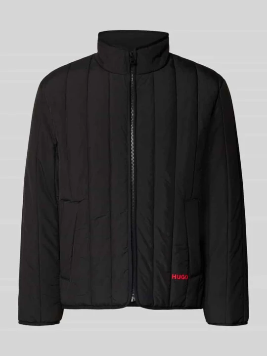 Zdjęcie produktu kroj regular fit pikowana kurtka model 'Brenoto2611' Hugo Czarny