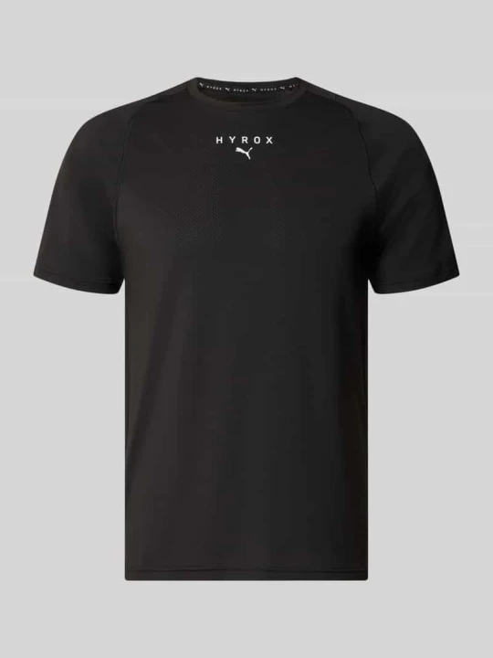 Zdjęcie produktu t-shirt sportowy o kroju regular fit z nadrukiem z logo model 'PWRMODE' Puma Czarny