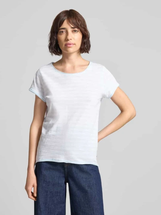 Zdjęcie produktu krój regular fit t-shirt z bawełny z cieniowanej przędzy s.Oliver Jasnoniebieski