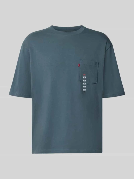Zdjęcie produktu krój regular fit t-shirt z czystej bawełny Levi's Błękitny