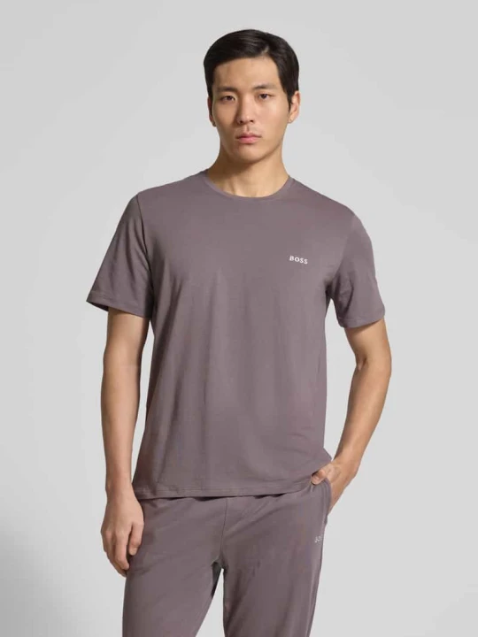 Zdjęcie produktu krój regular fit t-shirt z mieszanki bawełny Boss