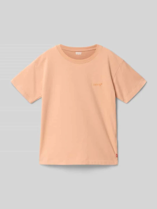 Zdjęcie produktu krój regular fit t-shirt z mieszanki bawełny Levi's Koralowy
