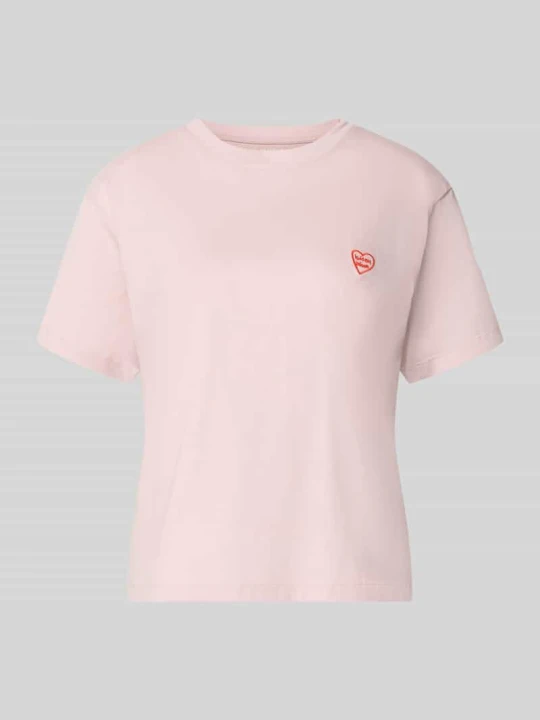 Zdjęcie produktu Krój regular fit T-shirt z wyhaftowanym motywem Jake*s Jasnoróżowy