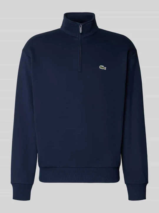 Zdjęcie produktu Krój regular fit troyer z mieszanka bawełny Lacoste Ciemnoniebieski