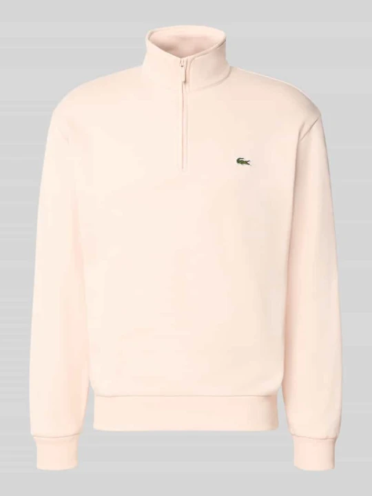 Zdjęcie produktu Krój regular fit troyer z mieszanka bawełny Lacoste Jasnoróżowy
