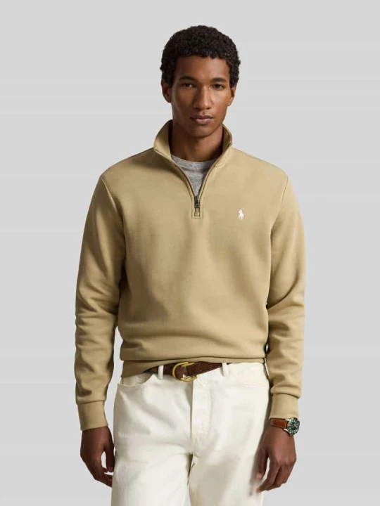 Zdjęcie produktu Krój regular fit troyer z mieszanka bawełny Polo Ralph Lauren Camel