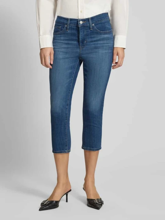 Zdjęcie produktu Krój skinny fit spodnie capri z mieszanka bawełny model 311™ Levi's Ciemnoniebieski