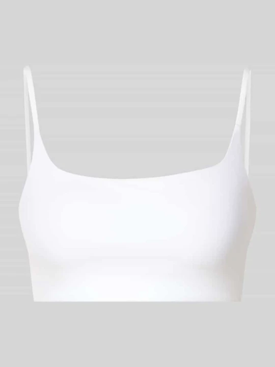 Zdjęcie produktu krój slim fit biustonosz typu bralette z cienkimi ramiączkami Under Armour Biały