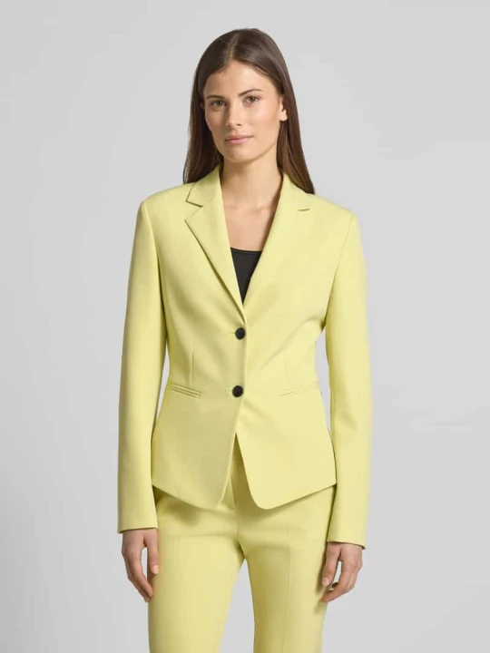 Zdjęcie produktu Krój slim fit krótki blezer z aplikacją z logo Model 'Agonia-1' Hugo Jasnozielony