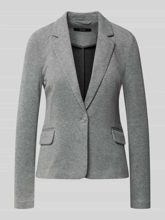 Zdjęcie produktu Krój slim fit krótki blezer z dodatkiem wełny model 'JULIA' Vero Moda Ciemnoszary melanż