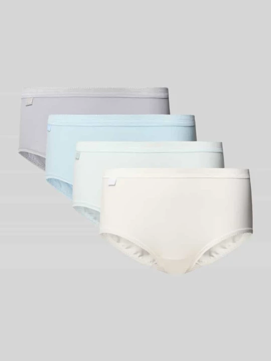 Zdjęcie produktu krój slim fit slim z detal z logo Sloggi Jasnoniebieski