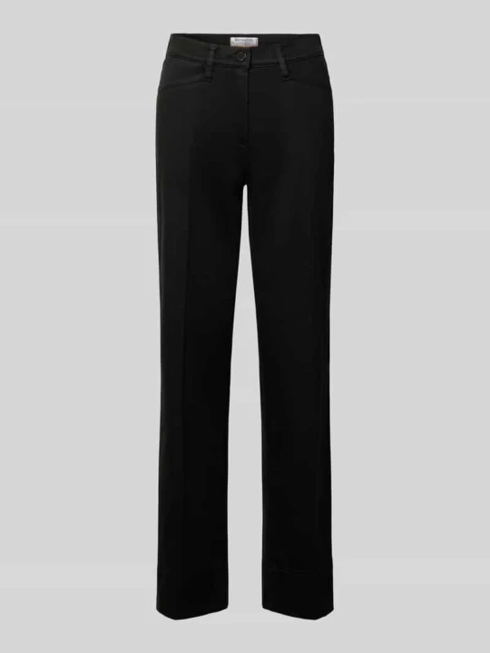 Zdjęcie produktu krój super slim fit Wąskie spodnie z mieszanka bawełny i lyocellu model 'LORELLA' Raphaela By Brax Czarny