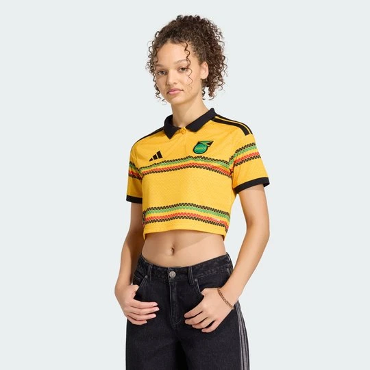 Zdjęcie produktu Krótka koszulka domowa Jamajka 26 x Bob Marley Adidas Bold Gold