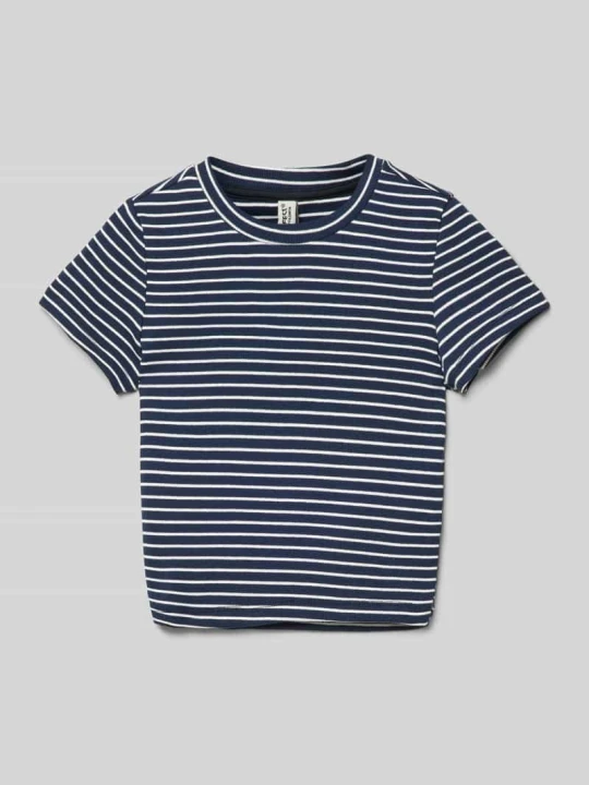 Zdjęcie produktu Krótka t-shirt w paski Blue Effect Granatowy