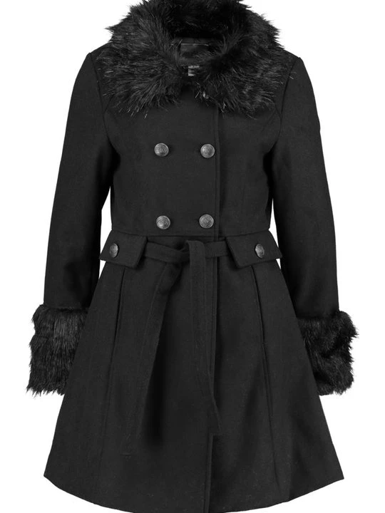 Zdjęcie produktu Krótki płaszcz Anna Field By Zalando czarny