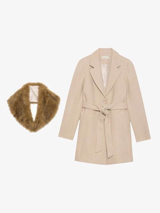 Zdjęcie produktu Krótki płaszcz Anna Field By Zalando beżowy