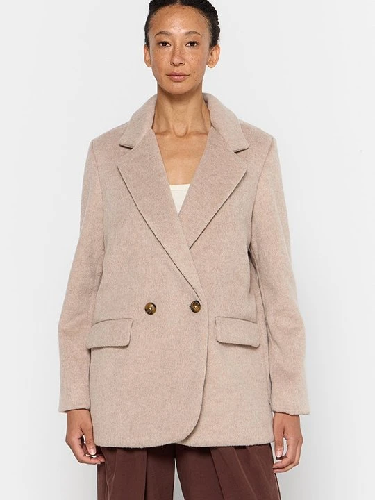 Zdjęcie produktu Krótki płaszcz Free People beżowy