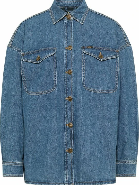 Zdjęcie produktu Krótki płaszcz Lee niebieski denim