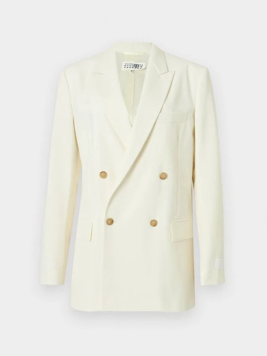 Zdjęcie produktu Krótki płaszcz MM6 Maison Margiela mleczny