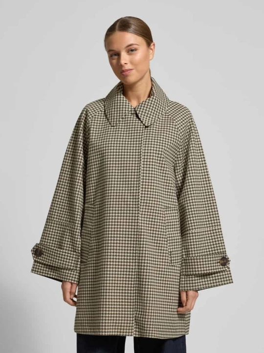 Zdjęcie produktu Płaszcz funkcyjny o kroju relaxed fit z wzorem w kratkę vichy model „KENNEDY” Barbour Oliwkowy