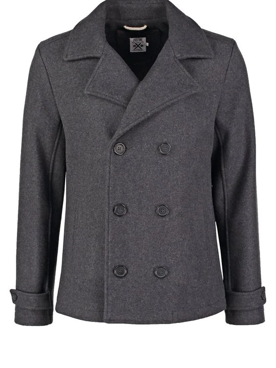 Zdjęcie produktu Krótki płaszcz Pier One By Zalando ciemnoszary