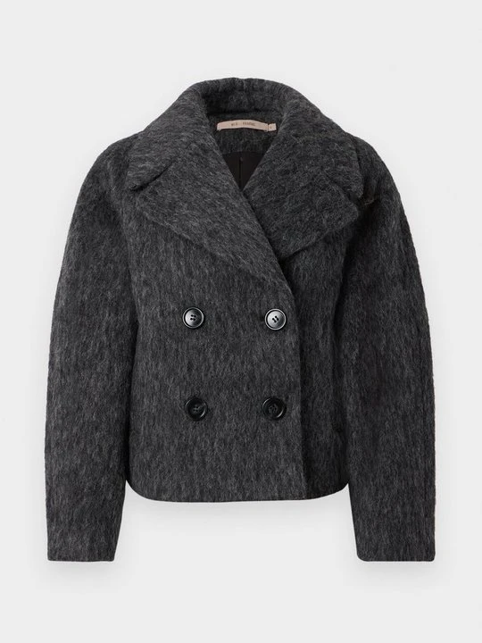 Zdjęcie produktu Krótki płaszcz Rue De Femme ciemnoszary
