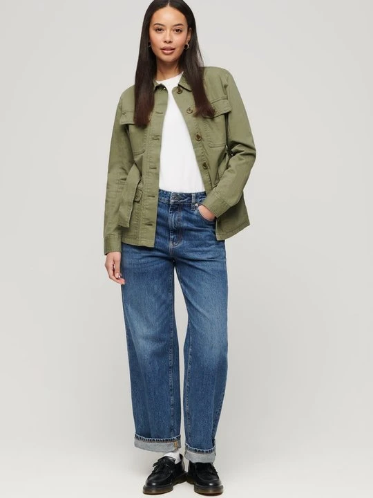 Zdjęcie produktu Krótki płaszcz Superdry khaki