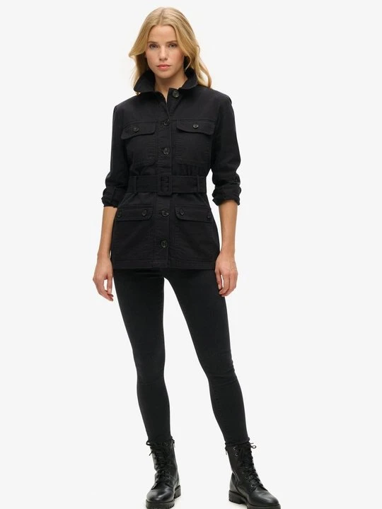 Zdjęcie produktu Krótki płaszcz Superdry czarny