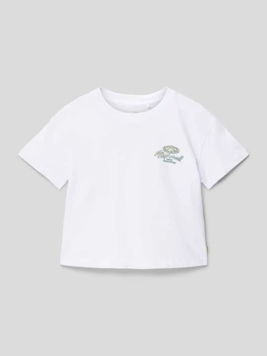 Zdjęcie produktu Krótki T-shirt z nadrukiem z logo z tyłu Rip Curl Biały