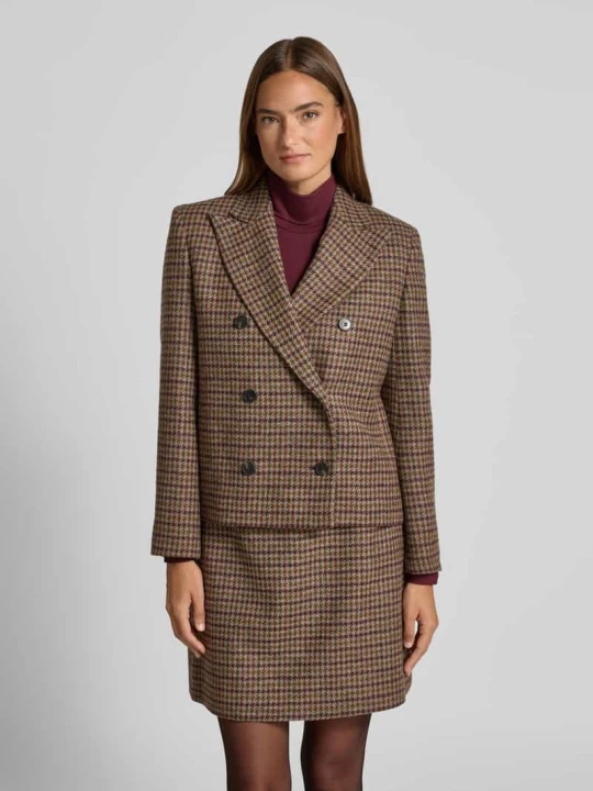 Zdjęcie produktu Krótki żakiet o kroju regular fit z mieszanki żywej wiskozy model ‘GERUSIA’ Weekend Max Mara Camel