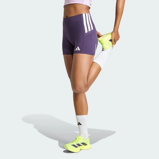 Zdjęcie produktu Krótkie legginsy Adizero Adidas Aurora Plum