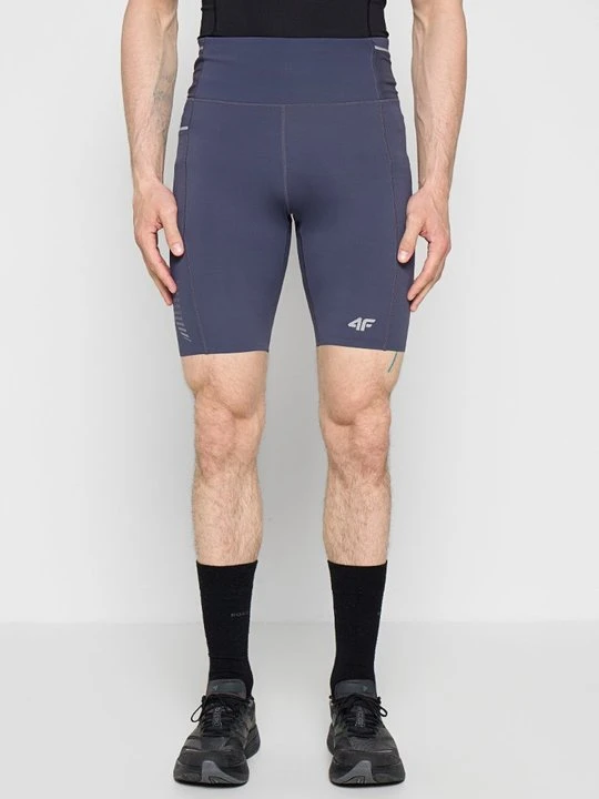 Zdjęcie produktu Krótkie legginsy do biegania 4F antracytowy