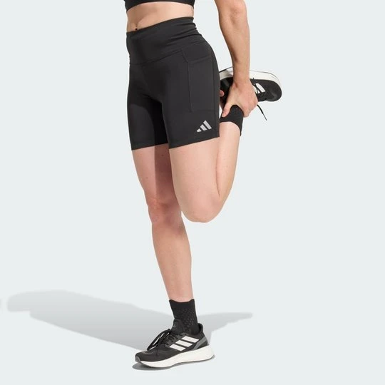 Zdjęcie produktu Krótkie legginsy do biegania adi365 Climacool Adidas czarny
