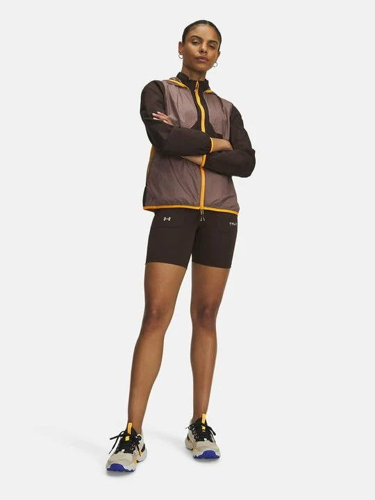 Zdjęcie produktu Krótkie legginsy do biegania Under Armour brązowy